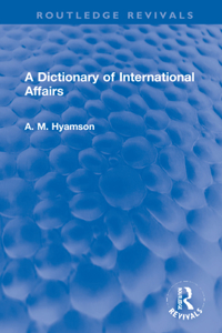 Dictionary of International Affairs