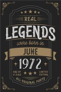 Real Legends were born in June 1972
