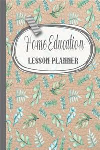 Home education lesson planner
