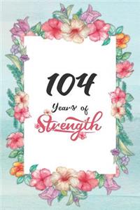 104th Birthday Journal