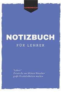 Notizbuch für Lehrer