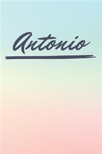 Antonio: Personalized Antonio Journal / Birthday Gift / Greeting Card / Diary Name Gift Alternative