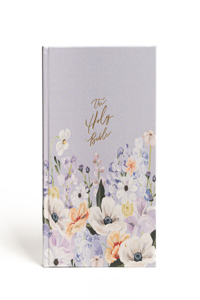 CSB Notetaking Bible, Large Print Hosanna Revival Edition, Lavender/Peach Cloth Over Board