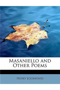 Masaniello and Other Poems