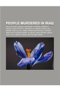 People Murdered in Iraq