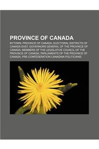 Province of Canada