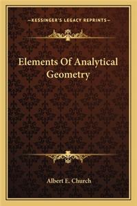 Elements of Analytical Geometry