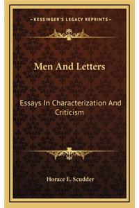 Men and Letters