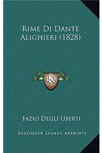 Rime Di Dante Alighieri (1828)