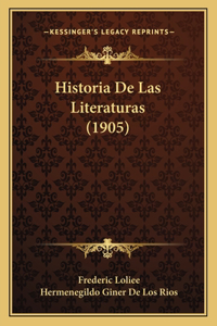 Historia De Las Literaturas (1905)