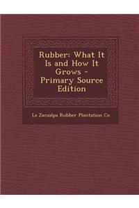 Rubber: What It Is and How It Grows