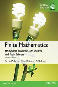 Finite Mathematics for Business, Economics, Life Sciences and Social Sciences OLP with etext, Global Edition