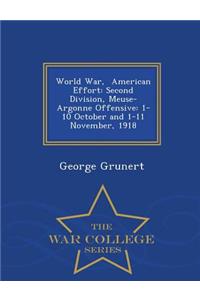 World War, American Effort