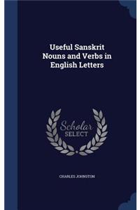 Useful Sanskrit Nouns and Verbs in English Letters