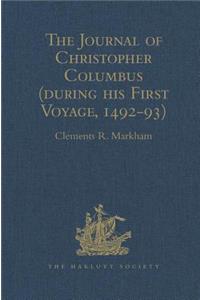 Journal of Christopher Columbus (During His First Voyage, 1492-93)