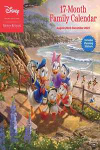 Disney Dreams Collection by Thomas Kinkade Studios: 17-Month 2022-2023 Family Wa