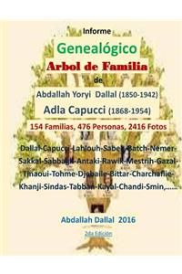 Arbol de Familia Capucci Dallal Informe Genealogico