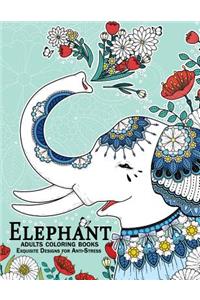 Elephant coloring books for adults