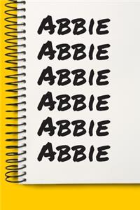 Name Abbie A beautiful personalized