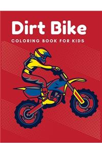 Dirt Bike Coloring Book For Kids