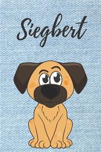 personalisiertes Notizbuch Hunde / Malbuch / Kritzelbuch / Tagebuch / Notizheft / Journal / DIN A5 / Geschenke Siegbert