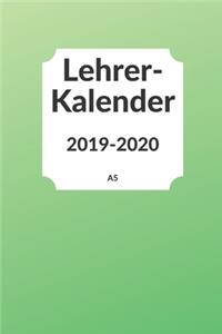 Lehrerkalender 2019 2020 A5