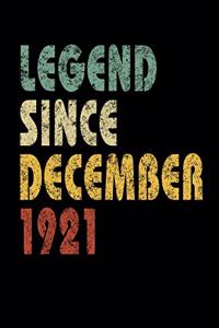 Legend Since December 1921