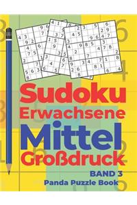 Sudoku Erwachsene Mittel Großdruck - Band 3