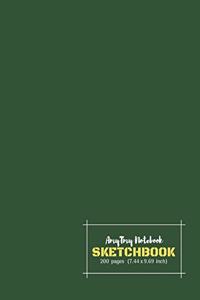 AmyTmy Notebook - Sketchbook - 200 pages - 7.44 x 9.69 inch - Matte Cover
