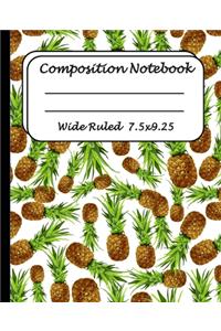 Wide Ruled Composition Notebook