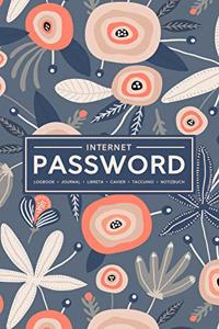 Internet Password Logbook - Journal - Libreta - Cahier - Taccuino - Notizbuch