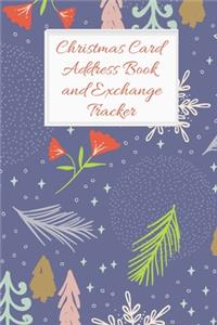 Christmas Card Address Book and Exchange Tracker