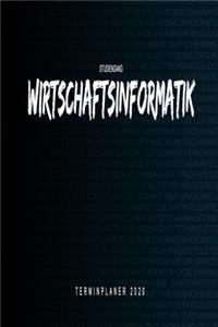 Studiengang Wirtschaftsinformatik - 2020 Terminplaner
