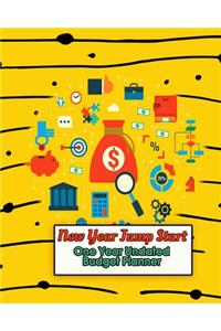 New Year Jump Start - One Year Undated Budget Planner