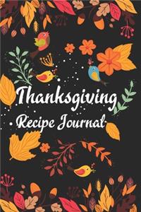 Thanksgiving Recipe Journal