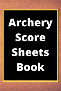 Archery Score Sheets Book