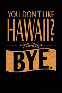 You Don't Like Hawaii? Bye.
