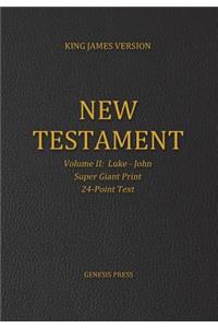 New Testament, Super Giant Print, Volume II
