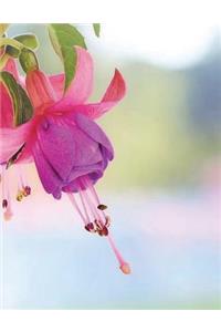 Fuchsia Notebook Large Size 8.5 x 11 Ruled 150 pages Softcover