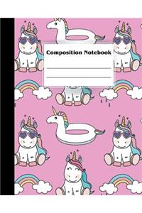 Cute Unicorn Composition Notebook