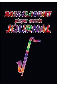 Bass Clarinet Player Music Journal