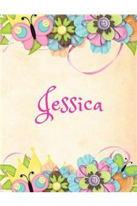 Jessica: Personalized Name Journal Composition Notebook
