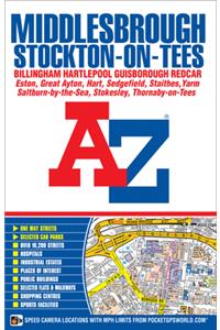 Middlesbrough A-Z Street Atlas (Paperback)