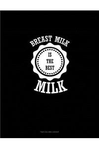 Breast Milk Is the Best Milk: Unruled Composition Book
