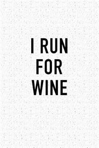 I Run for Wine