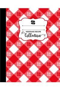 Picnic Kitchen Tablecloth Blank Keepsake Recipe Book Cookbook