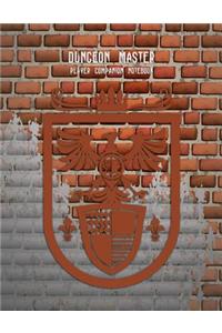 Dungeon Master Player Companion Notebook