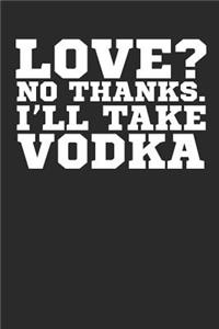 Love? No Thanks. I'll Take Vodka