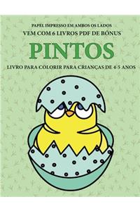 Livro para colorir para crianças de 4-5 anos (Pintos)