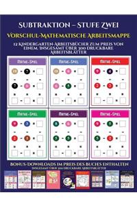 Vorschul-Mathematische Arbeitsmappe (Subtraktion - Stufe Zwei)